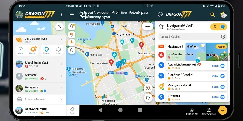 Tampilan antarmuka DRAGON777 yang jelas dan fungsional untuk navigasi mobil.